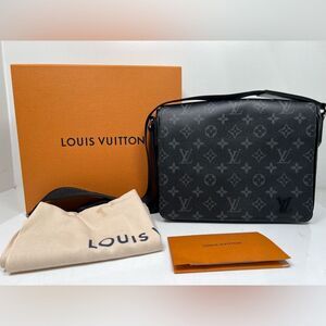 Louis Vuitton District PM Messenger Bag Monogram Eclipse M46255 Retail $1,830